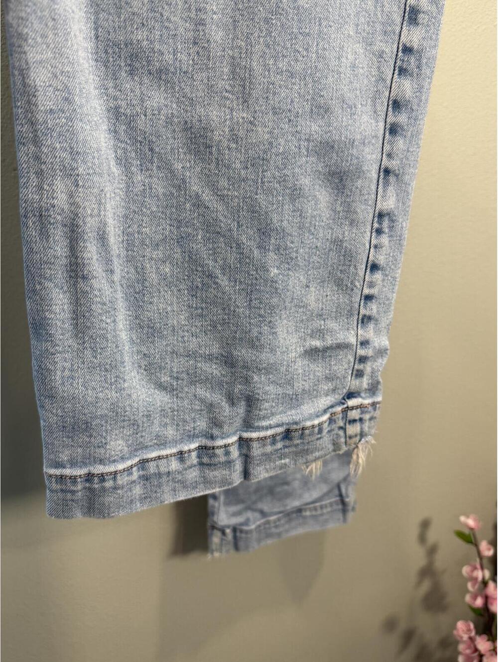 American Eagle Super High Rise Baggy Wide-leg Cargo Jean - Women's 28 - Picture 4 of 7